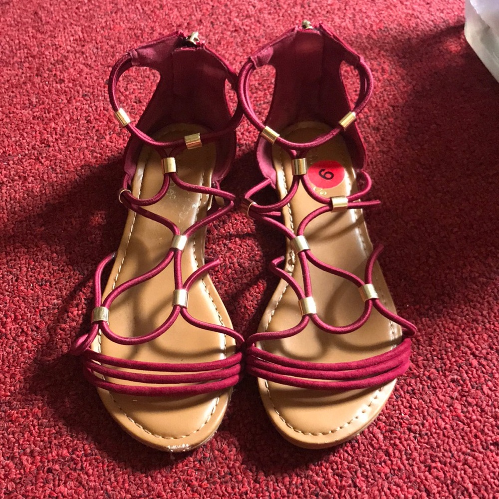 Red Sandals